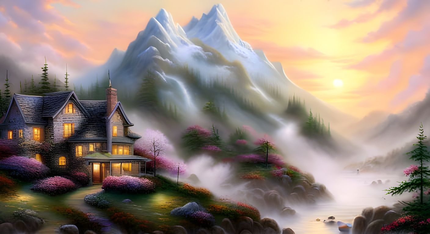 A foggy paradise