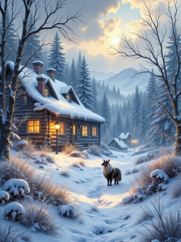 <lora:Snowy Scapes:1.0>