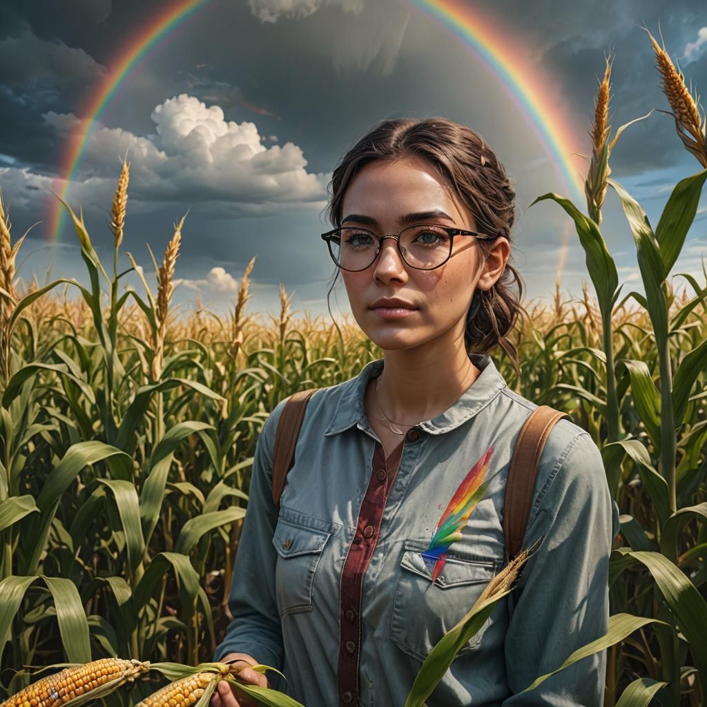 Girl with glasses