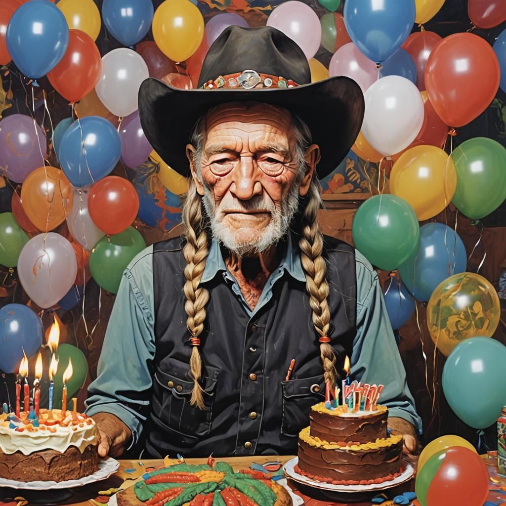Happy 91st Birthday to Willie Nelson  by @Michele Risner