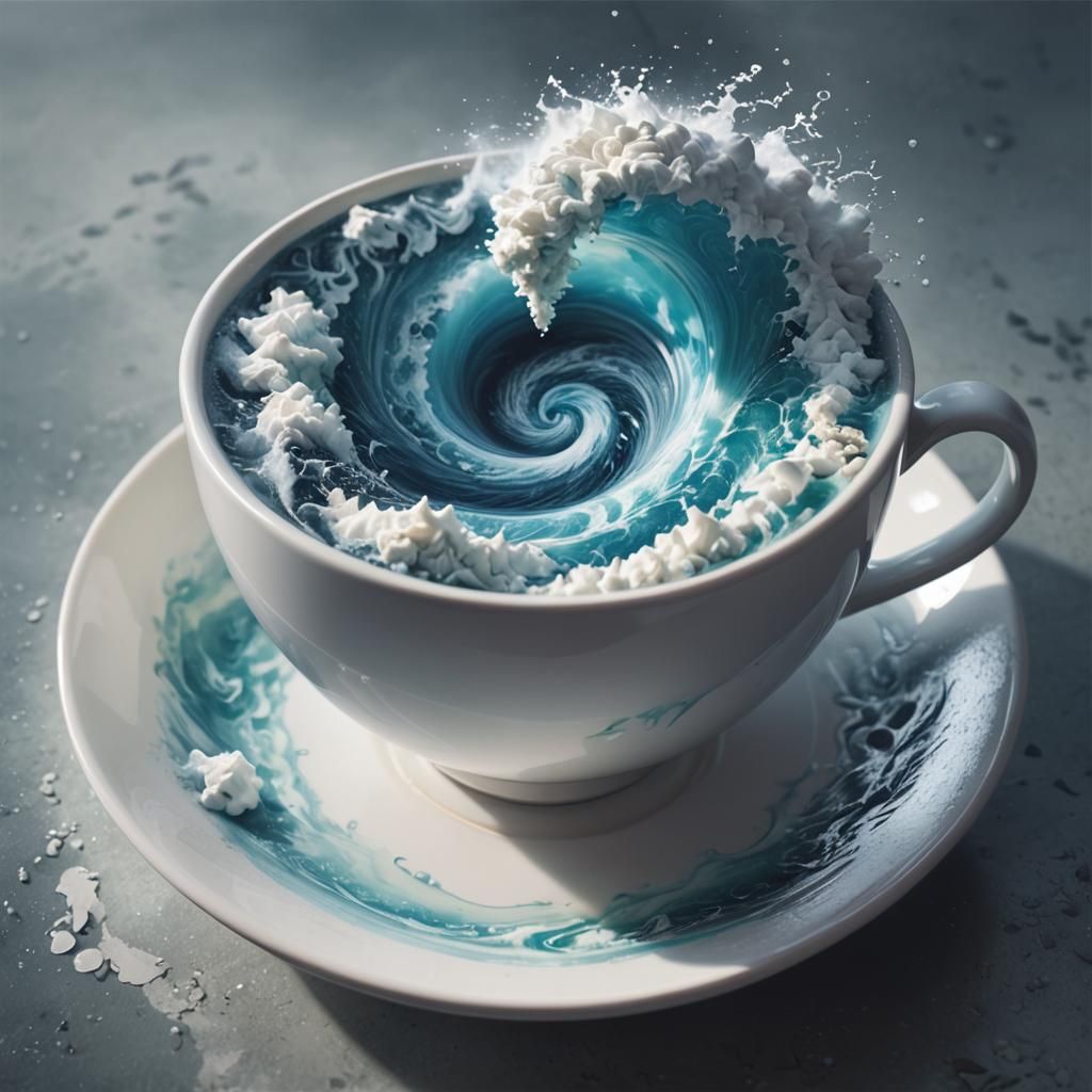 Extreme maelstrom in a cup 