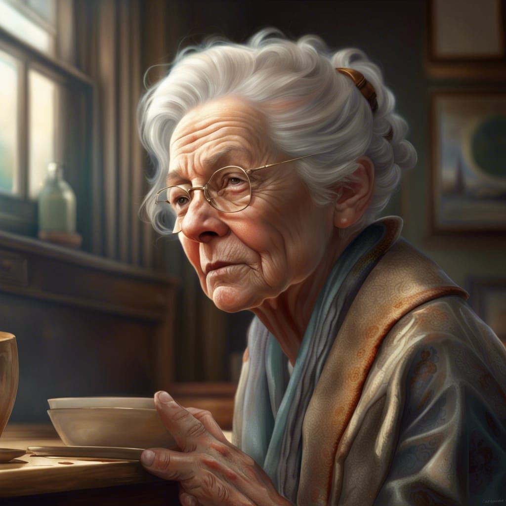 Grandma - AI Generated Artwork - NightCafe Creator