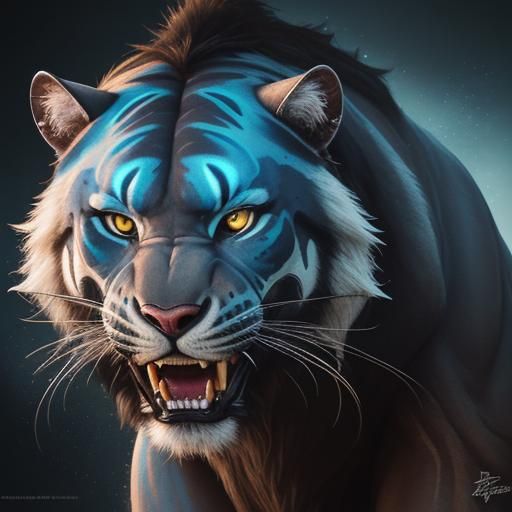 Smilodon - AI Generated Artwork - NightCafe Creator