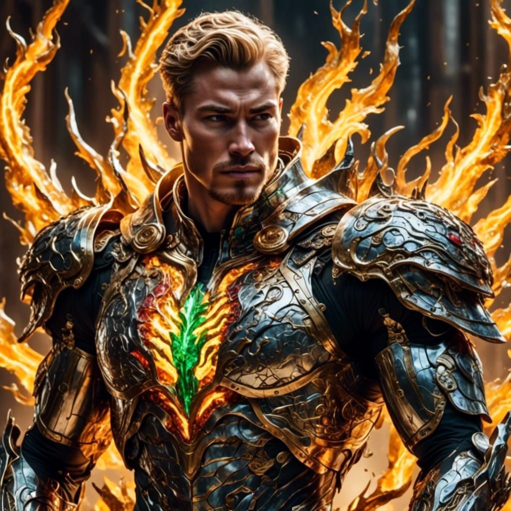 Sun god <lora:Detailed Armor:1.0> 