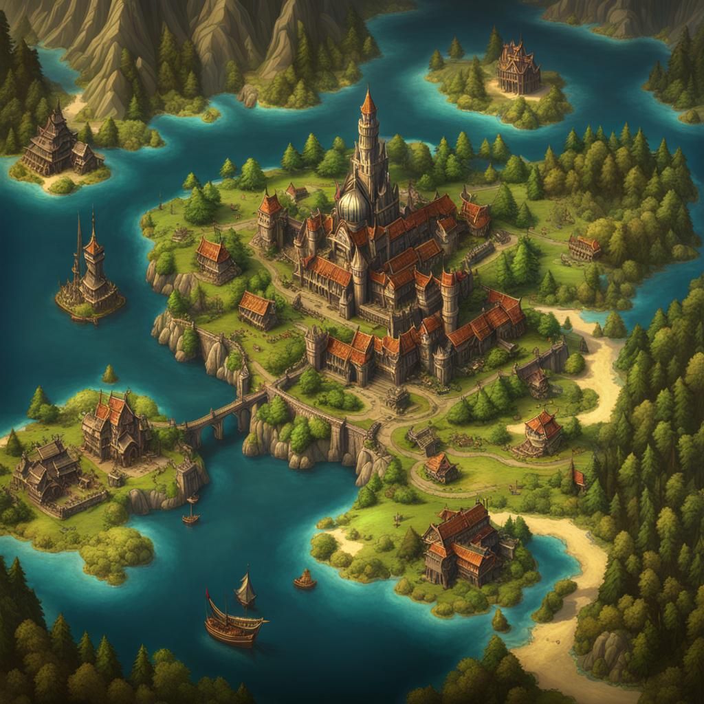 map - AI Generated Artwork - NightCafe Creator