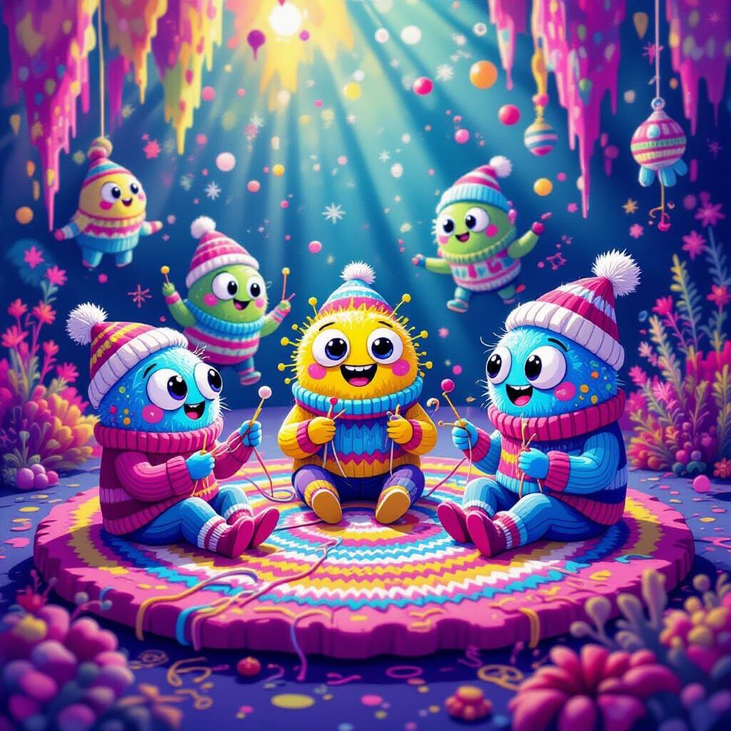 Silly Microbe Party    by @Jram