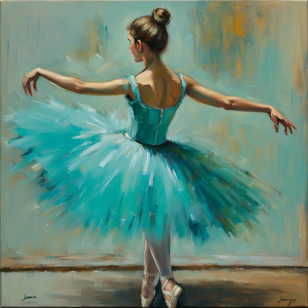 Degas style ballerina  by @undefined