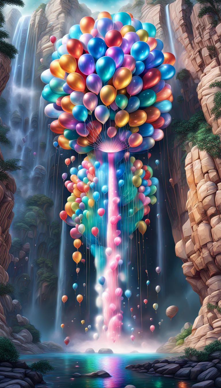 Balloon Waterfall 