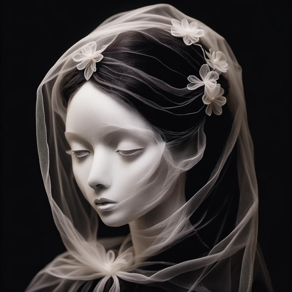 The tulle veil