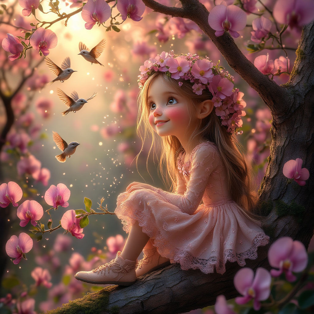 The morning is smiling.