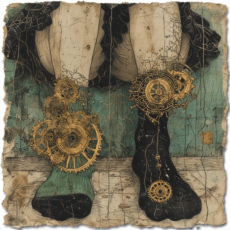 Steampunk socks