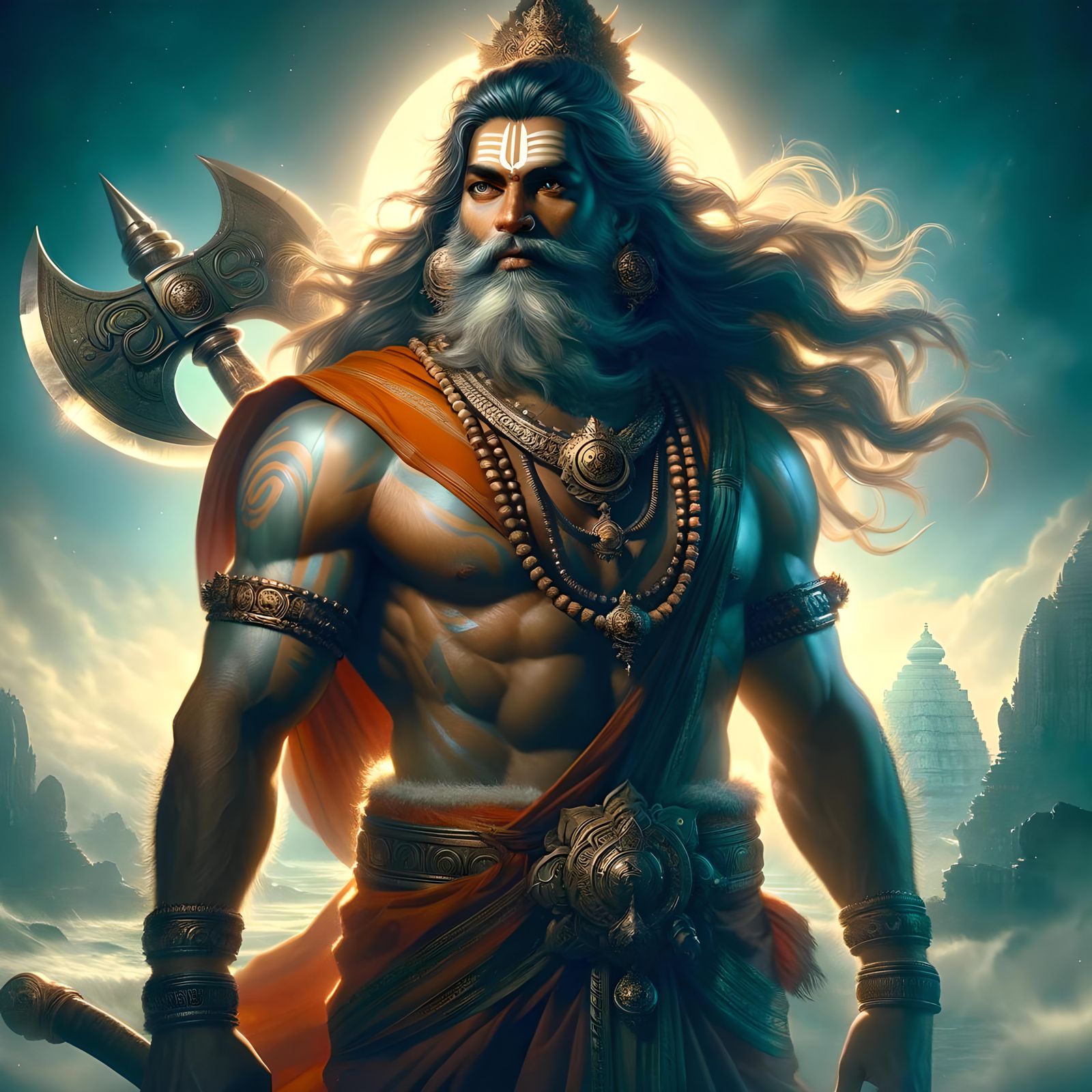 Parashurama, the Sixth Avatar of Vishnu - AI Generated Artwork ...