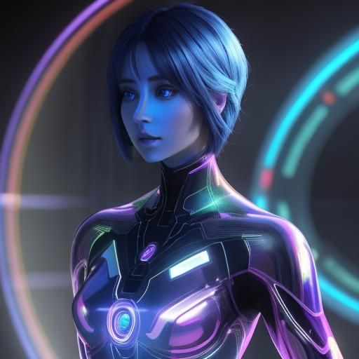 Cortana? - AI Generated Artwork - NightCafe Creator