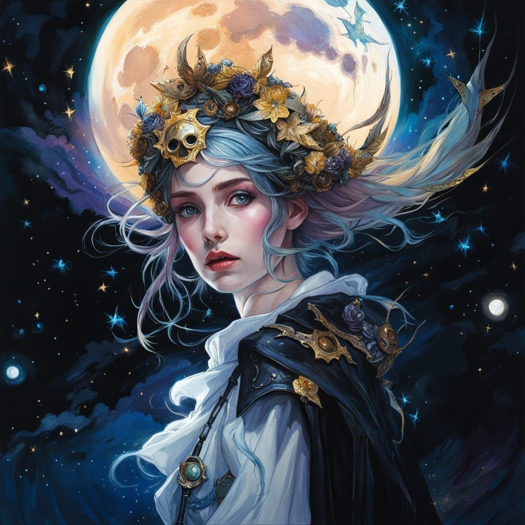 Night queen AI Generated Artwork NightCafe Creator