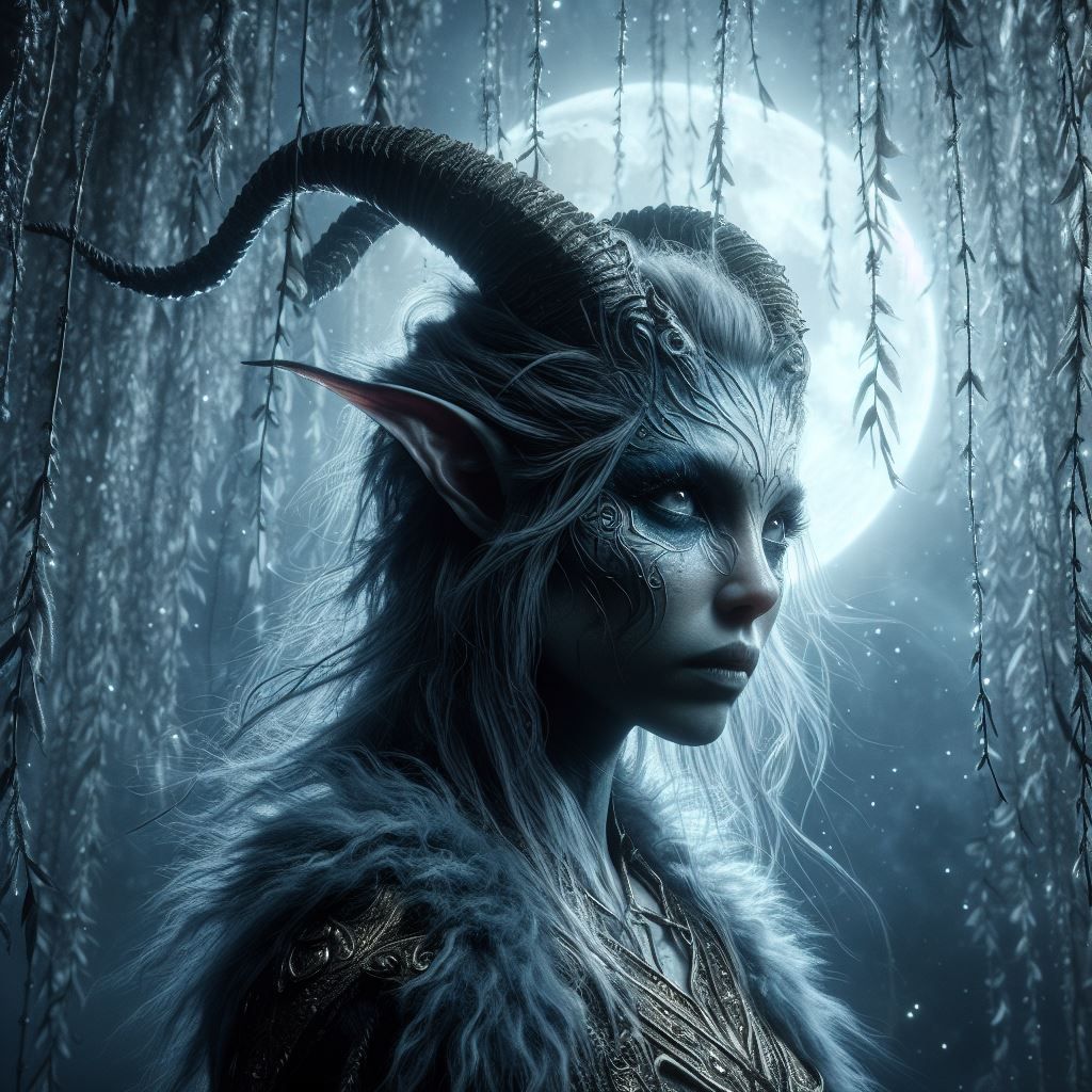 Magical Creatures in the moonlight