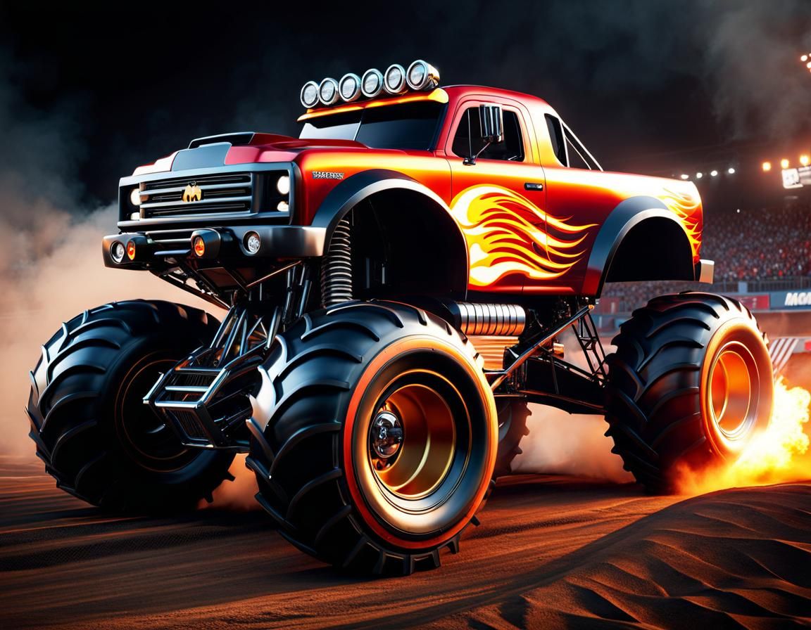 Monster Truck - AI Generated Artwork - NightCafe Creator