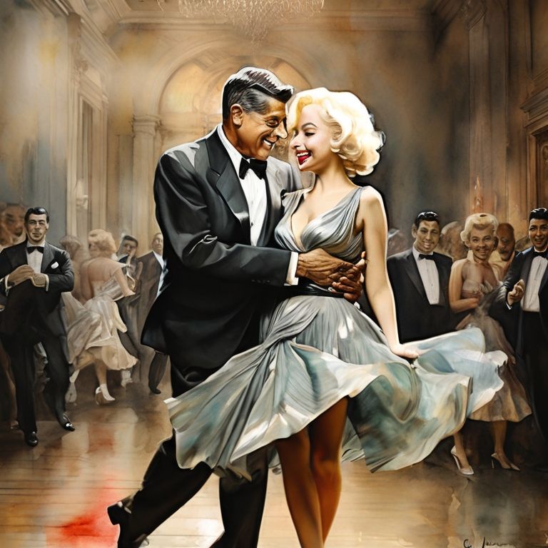 Jerry Lewis & Marilyn Monroe Dancing Jitterbug