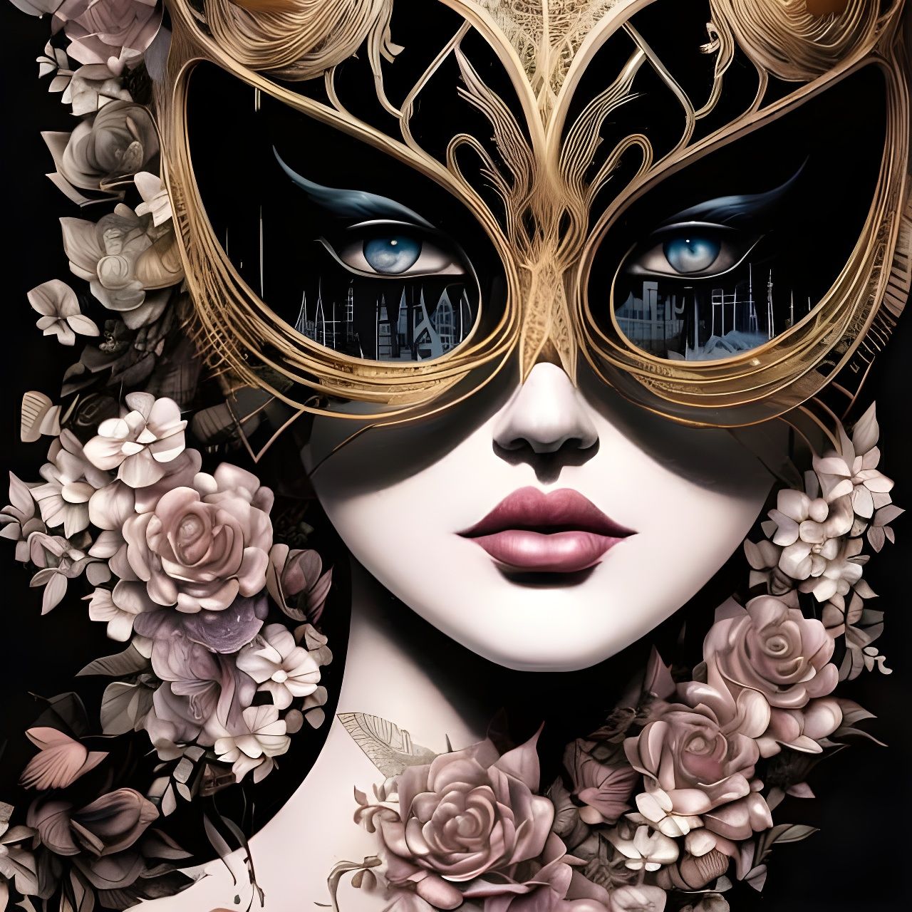 Life is a Masquerade   by @Riss