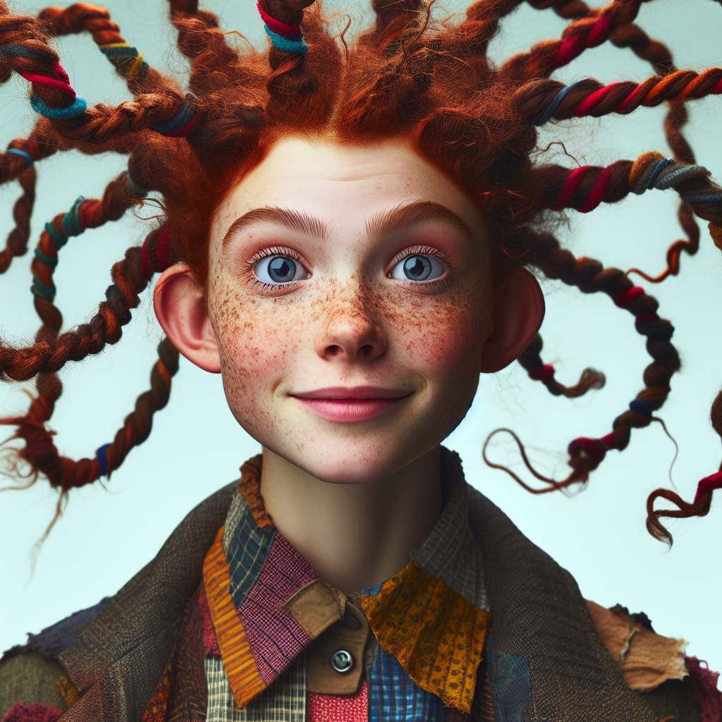 Make Pipi Longstocking as a grown woman. - AI Generated Artwork ...