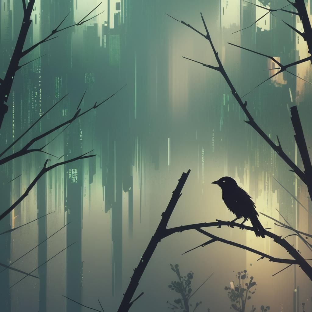 Glitched crow #3