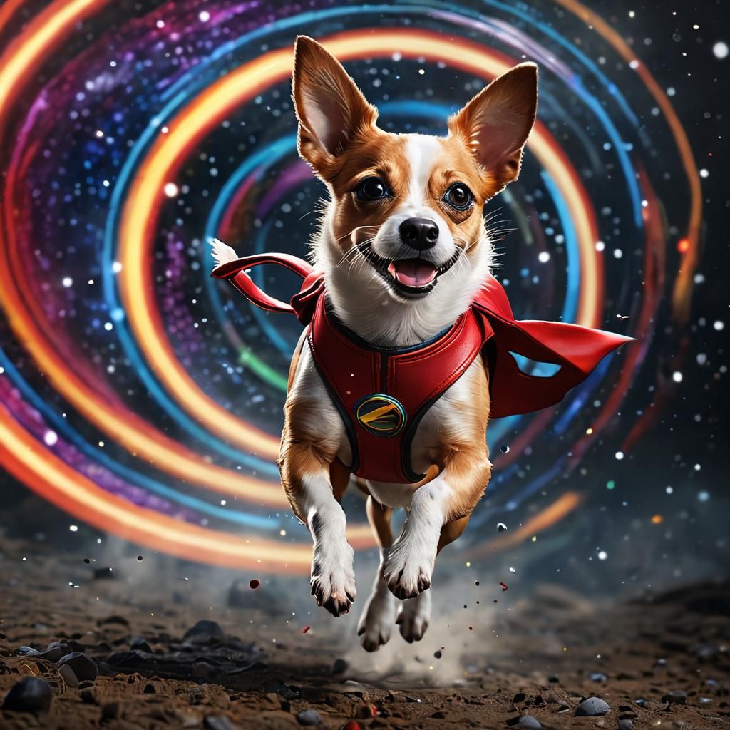 A Jack Russell mutt becomes Zoomie Trudy!  by @MarkMachine