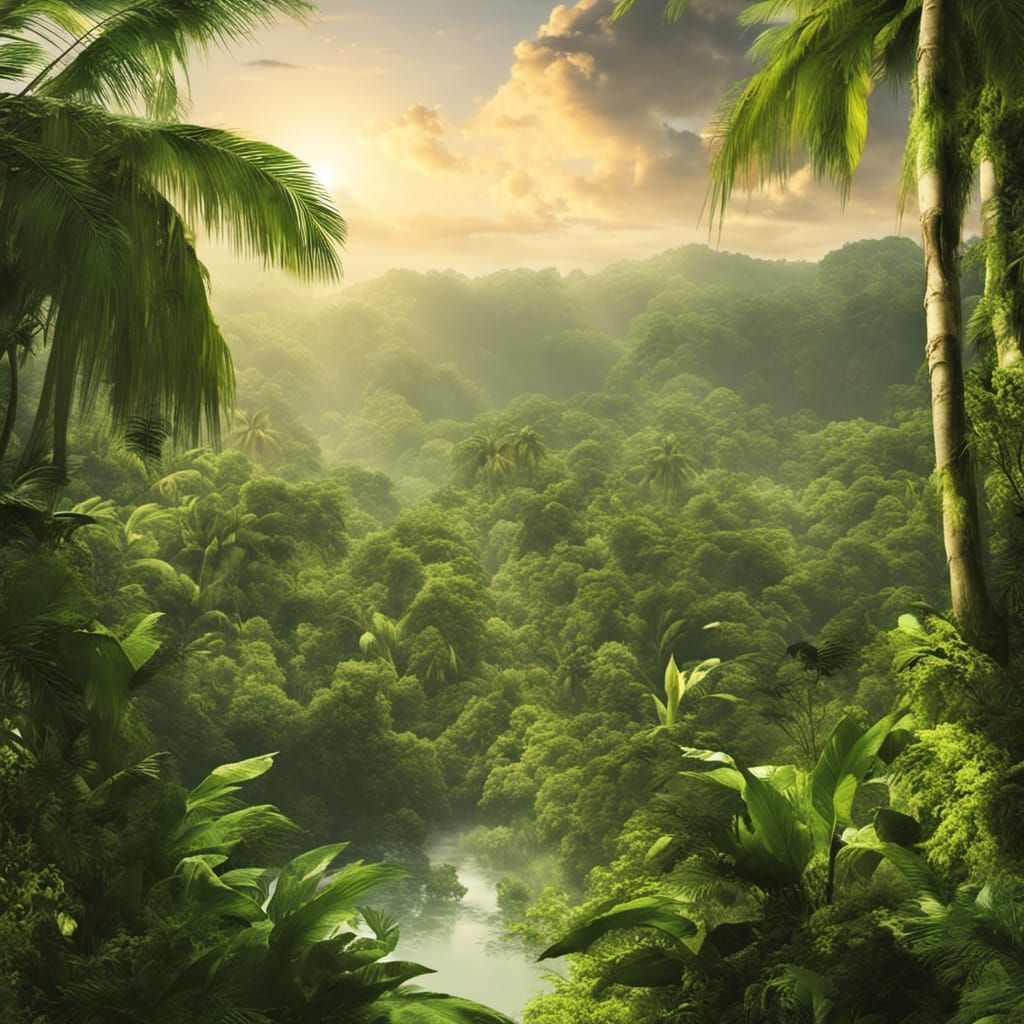 Tropics, tropical, equator, equatorial, very sunny, blazing ...