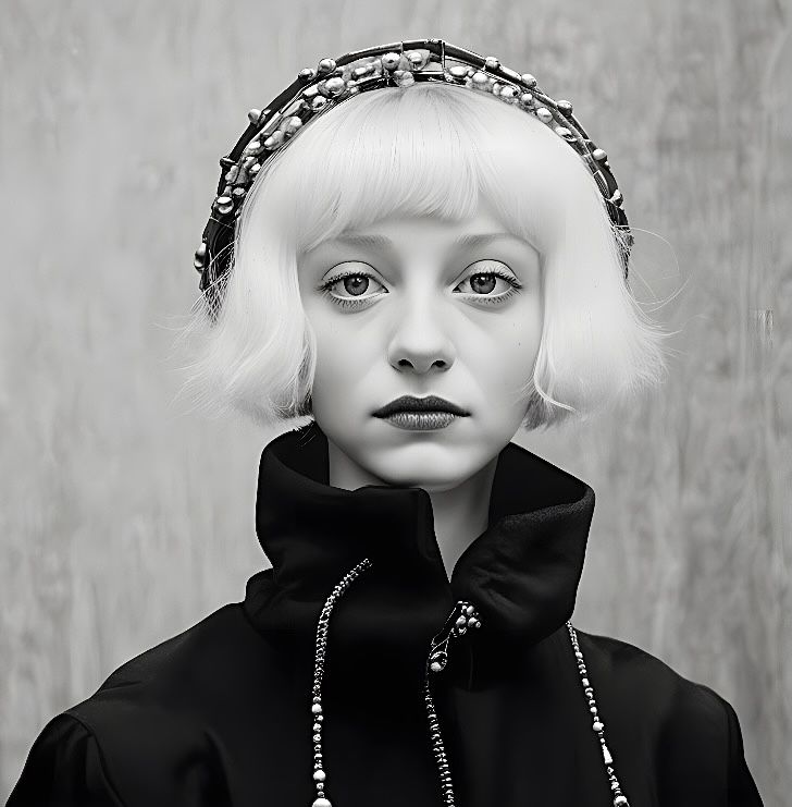 In the style of of Diane Arbus