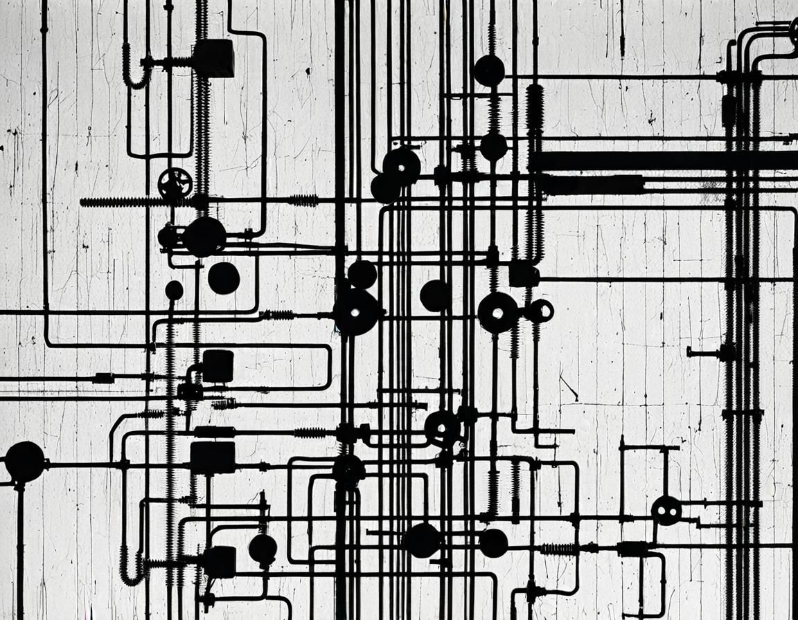 Black and White Abstract