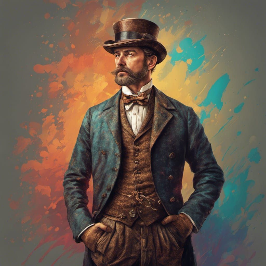 Portrait victorian man 2