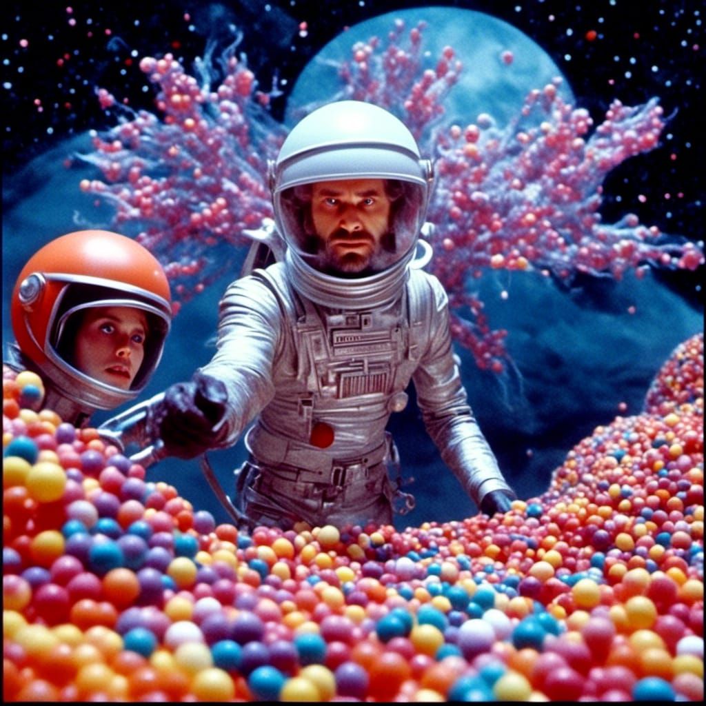 <lora:Candy Cosmos XL:1.0>
Candy sci-fi movie scene
