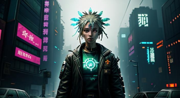 intersection of Biopunk and Cyberpunk , Goddess ,

[

arrest...
