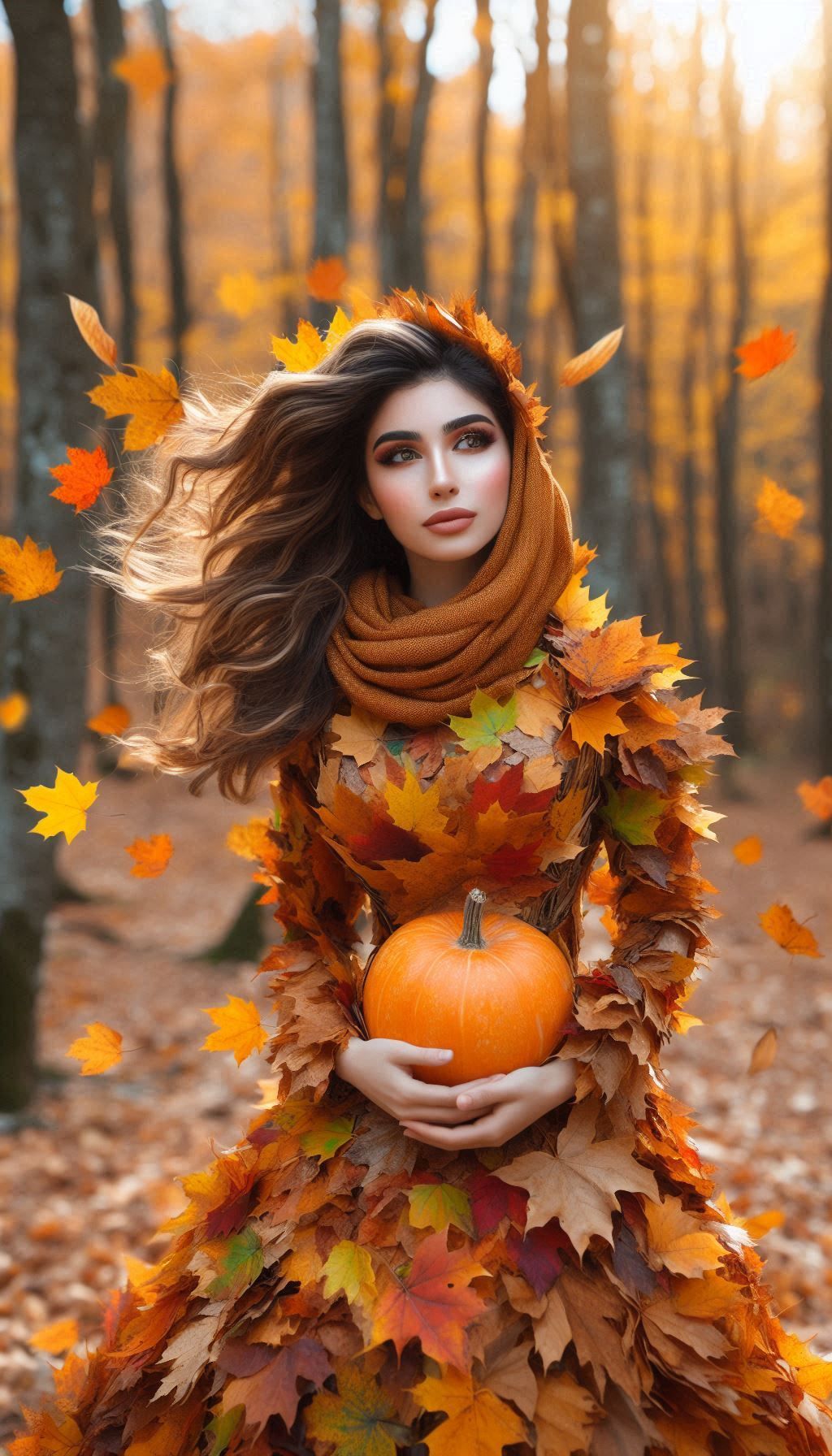 شهرزاد (Shahrzad) | 🇵🇸 autumn portrait (DALL-E 3)
