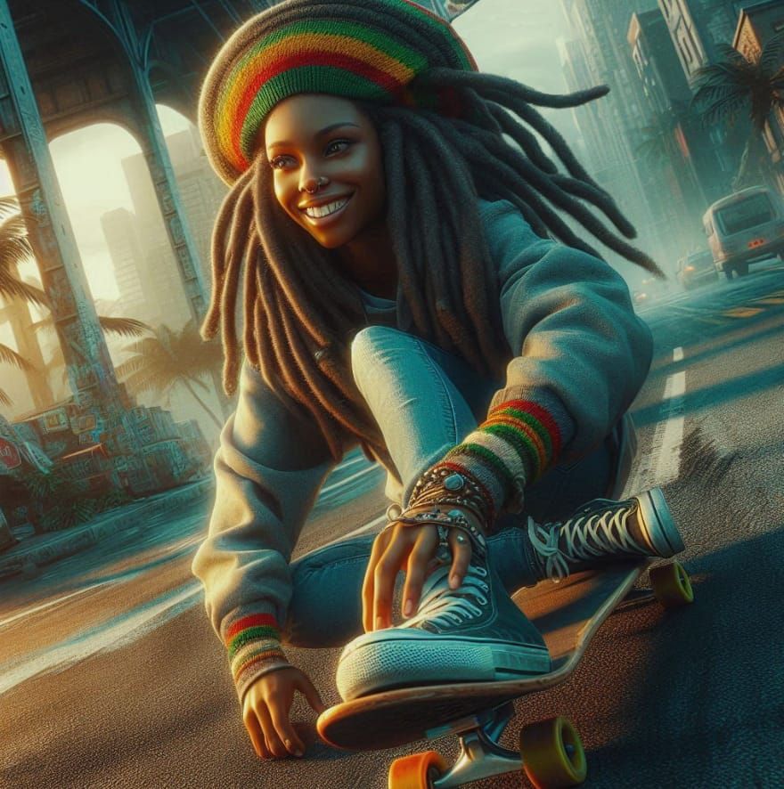 Rasta on wheels