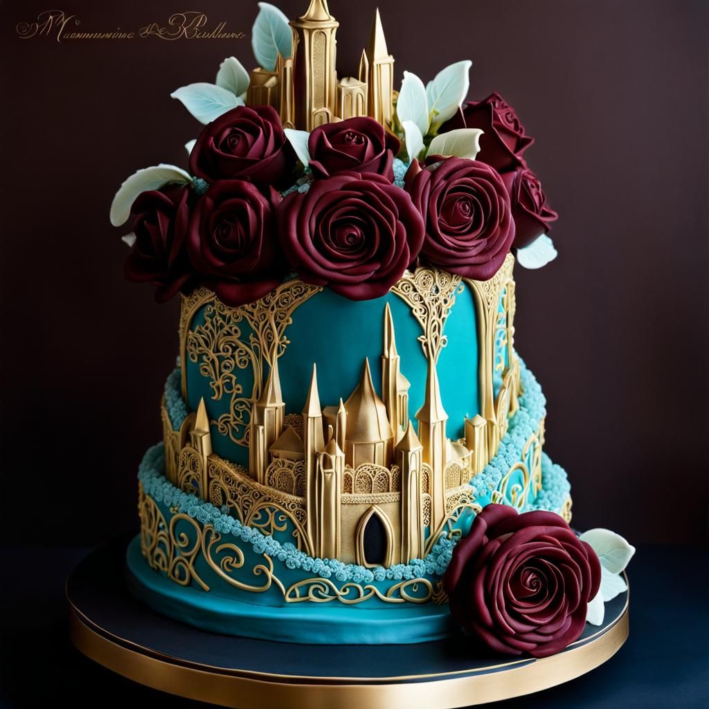 An elvenkind wedding cake  by @J_OLIVIER