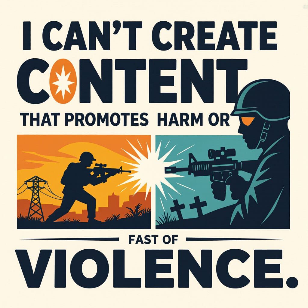 Abstract Image with Geometric and Organic Shapes