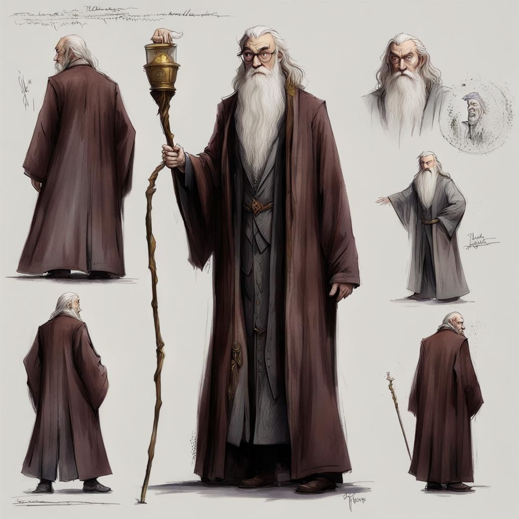 albus dumbledore concept art - AI Generated Artwork - NightCafe Creator