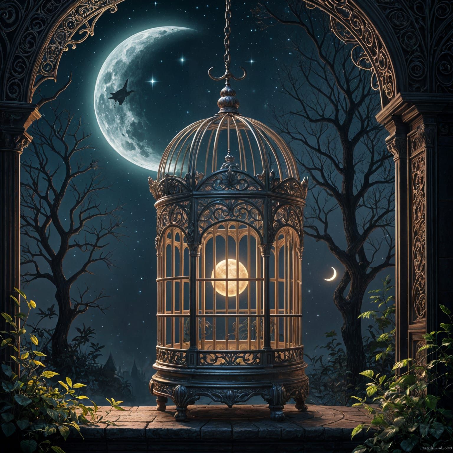 Cage the Sun  by @Dometi George