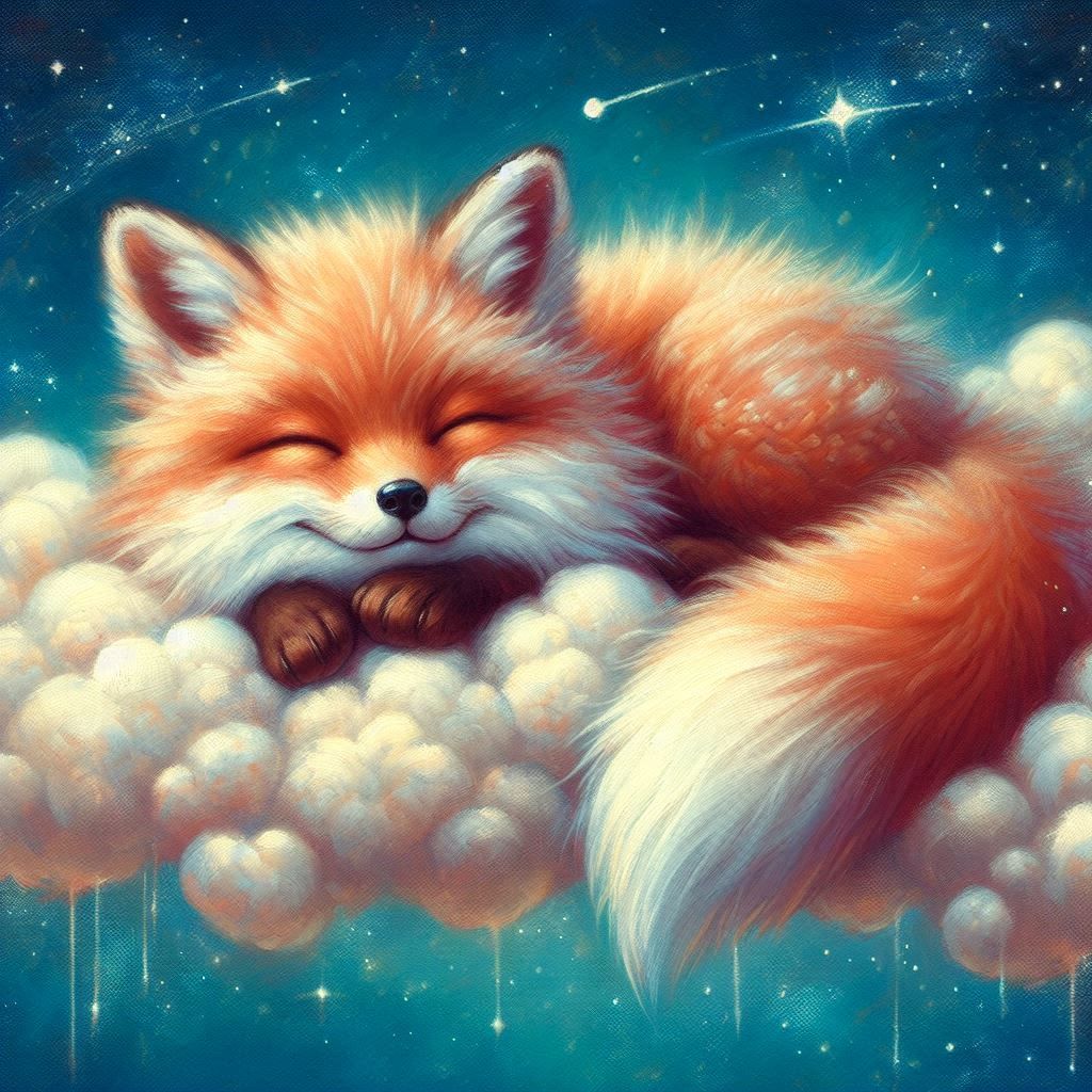 Relaxed fox