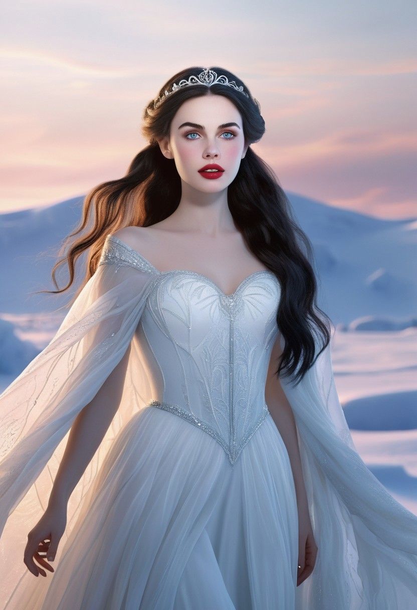 Young and beautiful Fairy Snow White