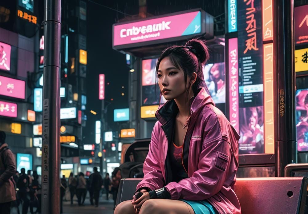 cyberpunk 2099 blade runner 2049 neon