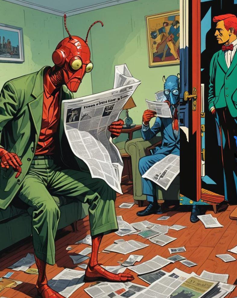 My Gosh, Giant Mutant Fleas Are in My Place! Where's Superman?