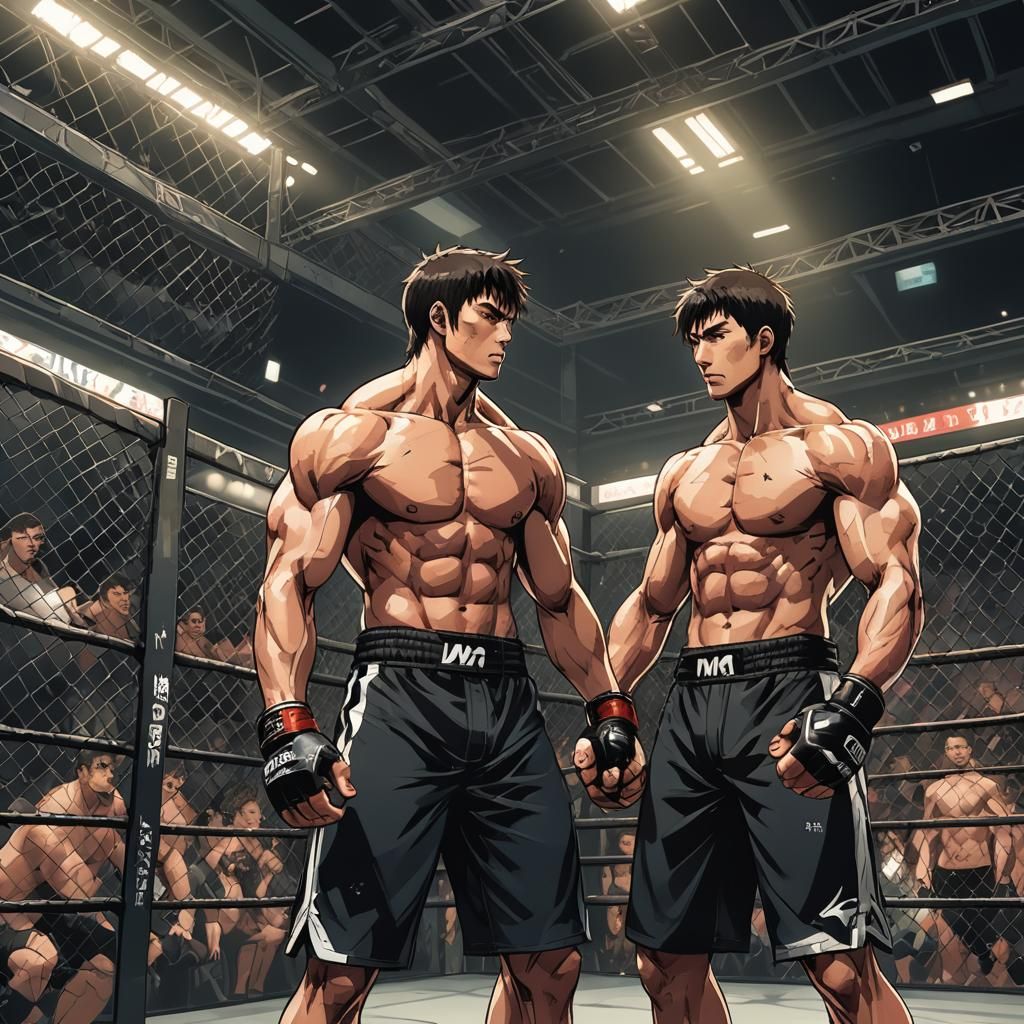masterpiece, distinct, highres, 2boy, tall, muscular, young,...
