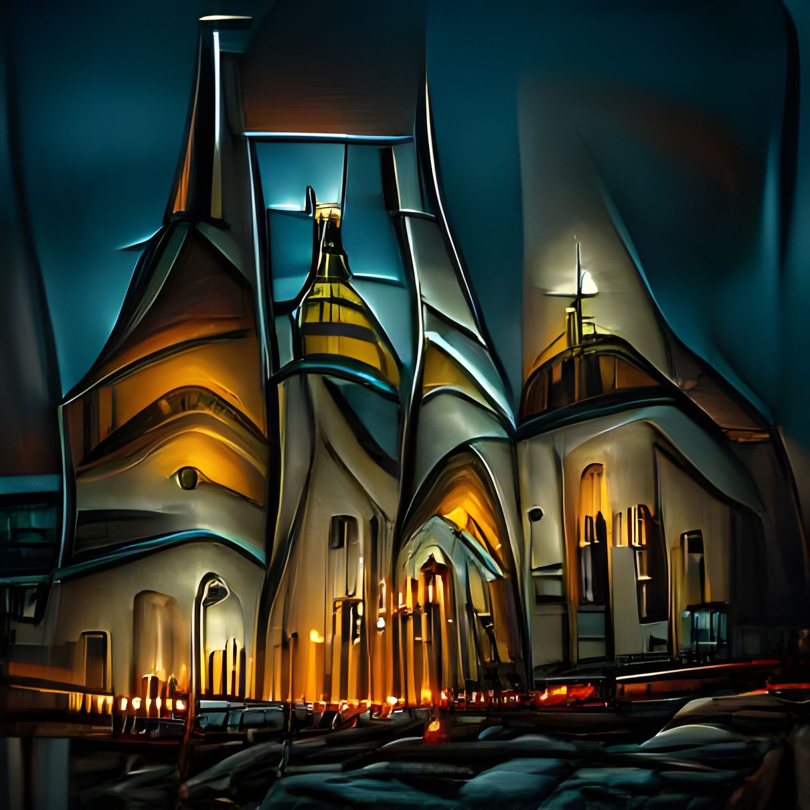 The Church Grim - AI Generated Artwork - NightCafe Creator