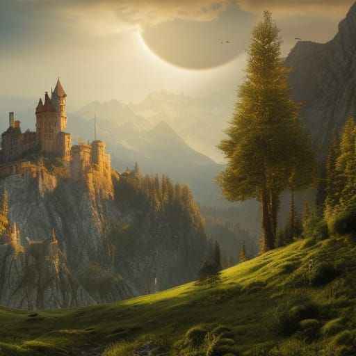 Castle Mountain   by @Motions of Confusion