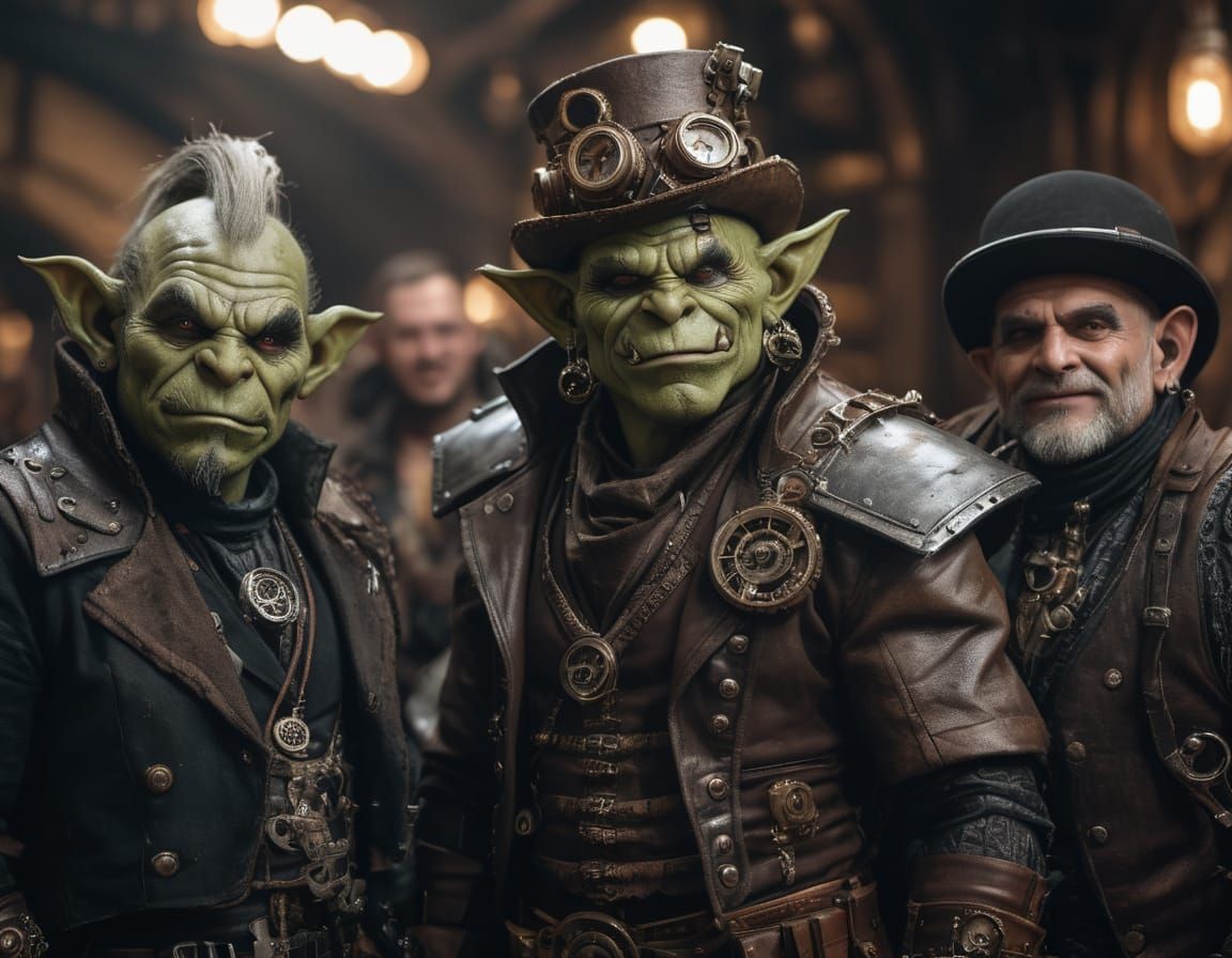 Steampunk Delinquent Unlikely Trio