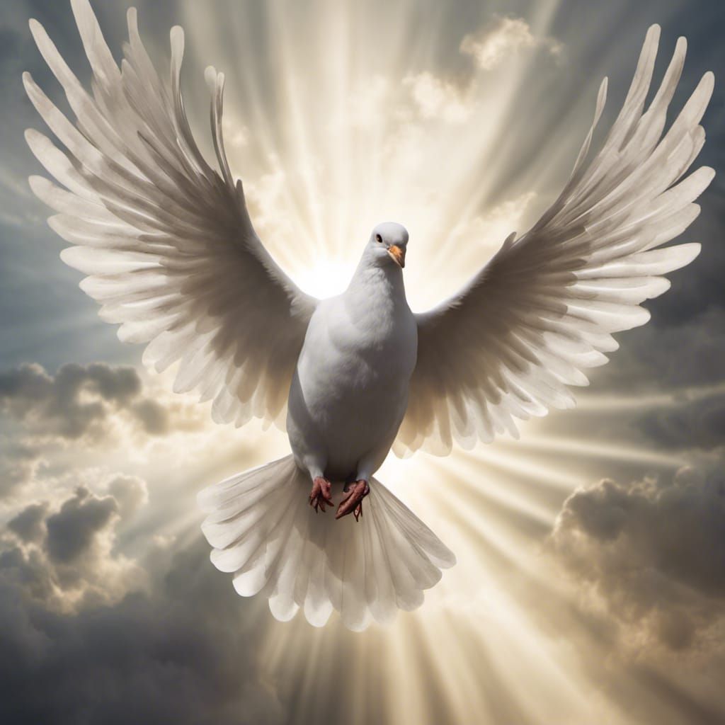 Dove of Peace  by @BirdAteMyCars