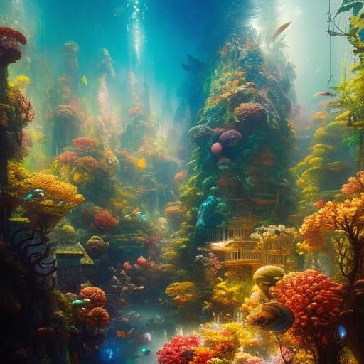 Sealife - AI Generated Artwork - NightCafe Creator