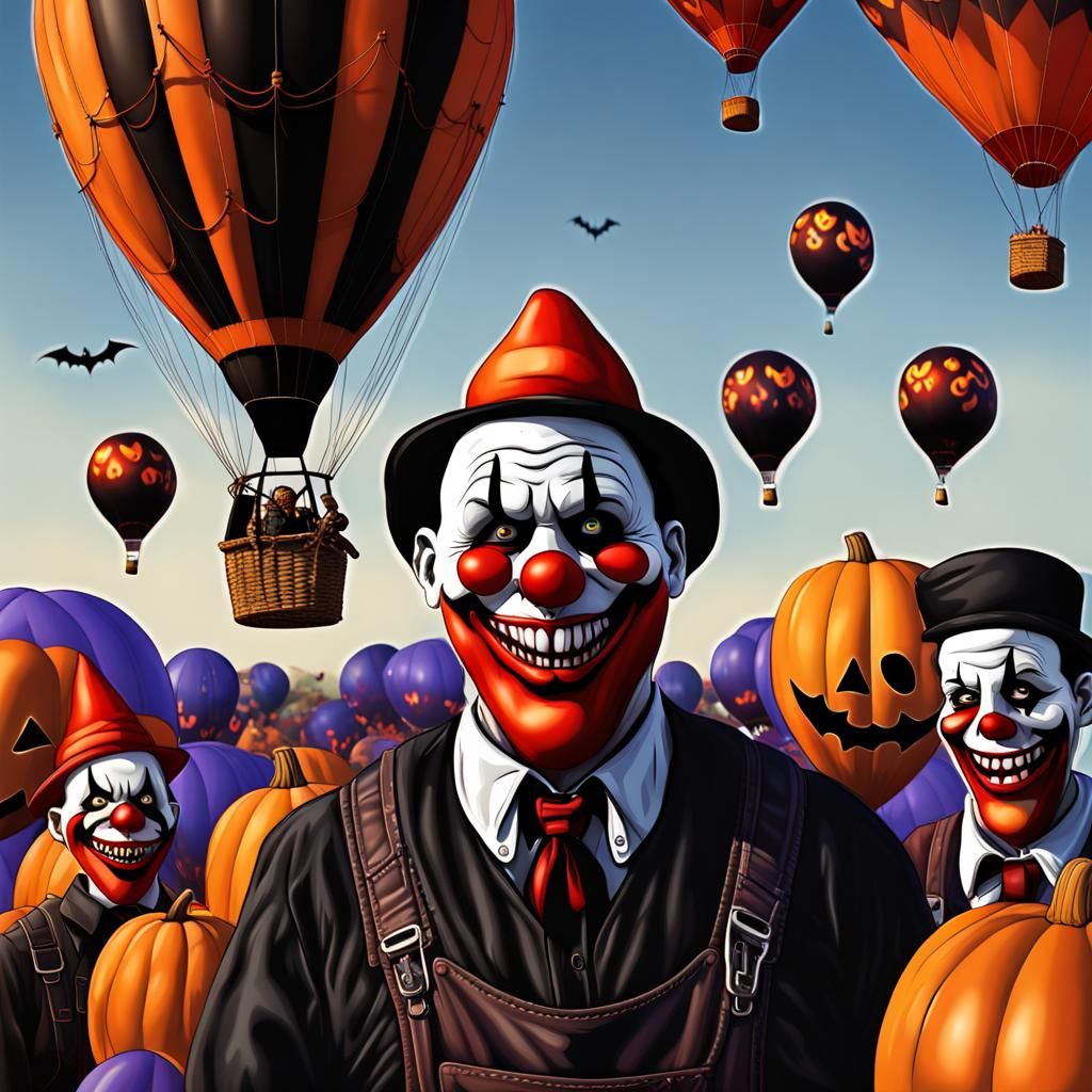 Halloween during Albuquerque’s Hot Air Balloon Festival, Sca...