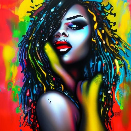 Beautiful Black Woman - Ai Generated Artwork - Nightcafe Creator