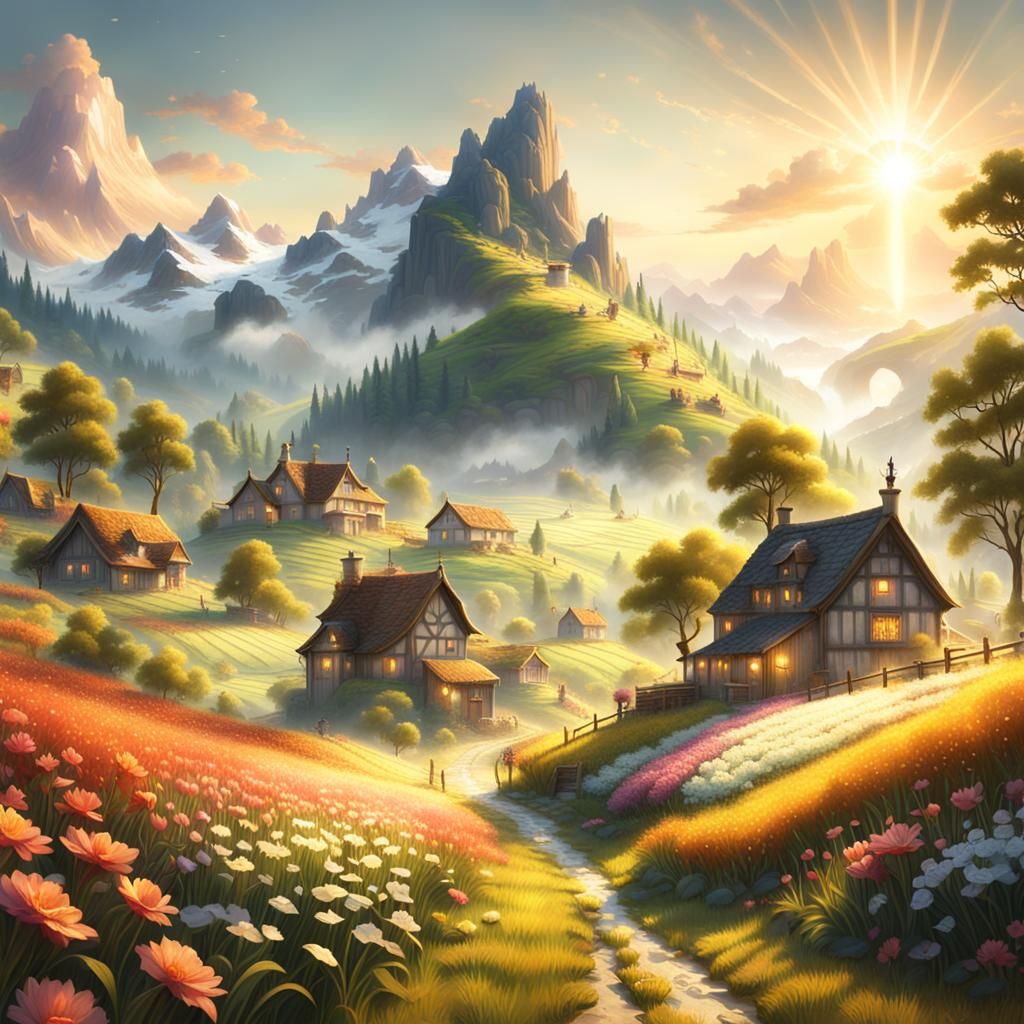 Mountain village